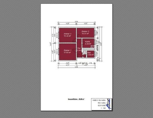 Traumhafte 3-Zimmer-Wohnung mit Balkon - Foto 1