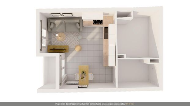 location Appartement T1 DE 25.2m² À TOULOUSE - Photo 1