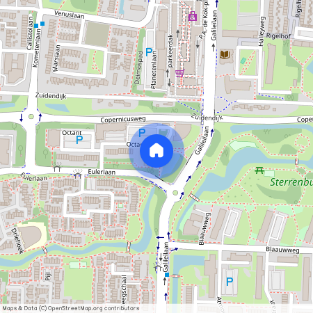 Waterman en omgeving, 3328 SG, Octant, Dordrecht