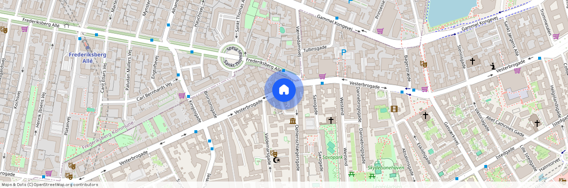 København K, Vesterbrogade 79, 1. tv.