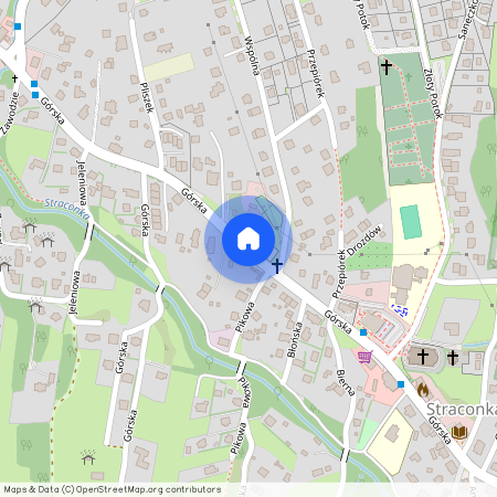 ul. Górska, Straconka, Bielsko-Biała, śląskie