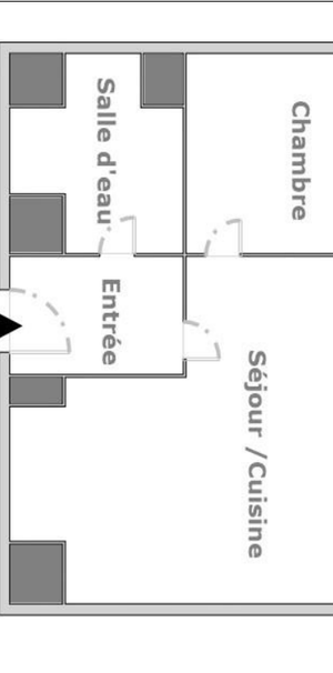 2 pièces - 40,25 m² - 1er étage - Colocation non autorisée - Photo 1