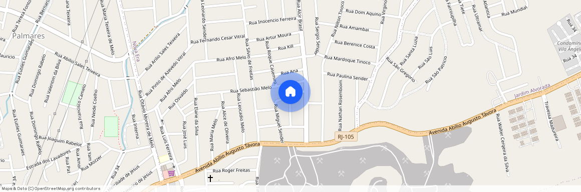 Rua Carolina Sender, Jardim Nova Era, Nova Iguaçu, RJ, 26272120