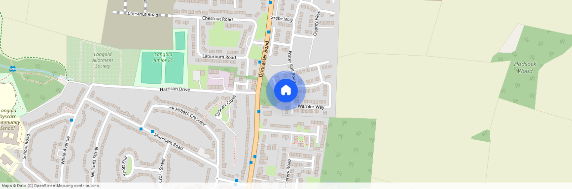 Water Rail Road, Worksop, S81