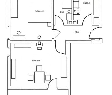 Verfügbar ab April 2026! Renovierte 2-Zimmer-Erdgeschosswohnung mit... - Photo 1