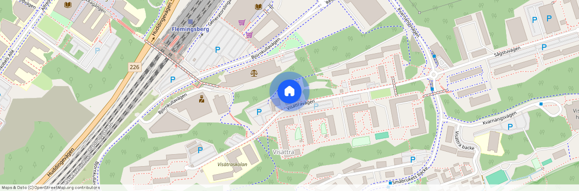Visättravägen 32, Flemingsberg