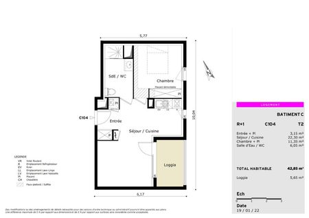 Location Appartement 2 pièces 42m² LABARTHE SUR LEZE 31860 - Photo 2