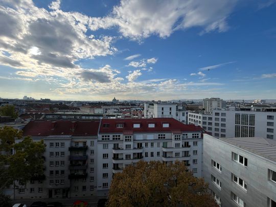 Stadtblick auf 3 Zimmern mit kleinem Balkon im 9. Stock direkt am Modenapark - zu mieten in 1030 Wien - Foto 1