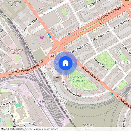 Philbeach Gardens, Earls Court, London