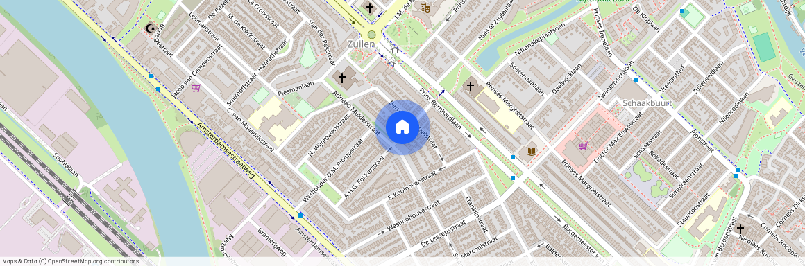 Prins Bernhardplein en omgeving, 3555 BE, A.H.G. Fokkerstraat, Utrecht