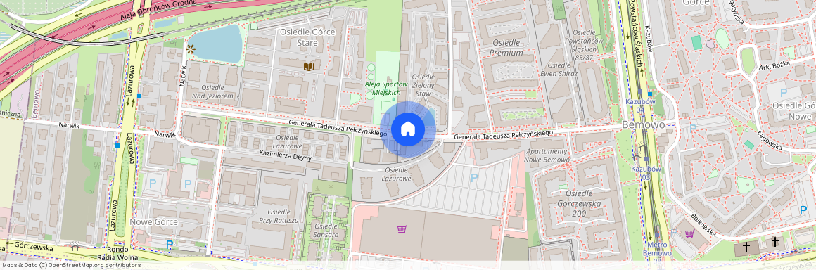 ul. gen. Tadeusza Pełczyńskiego, Górce, Bemowo, Warszawa, mazowieckie