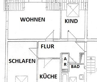 Tolle 3 Raumwohnung im Dachgeschoss ab 15.09.2024 nach Renovierung frei! - Foto 2