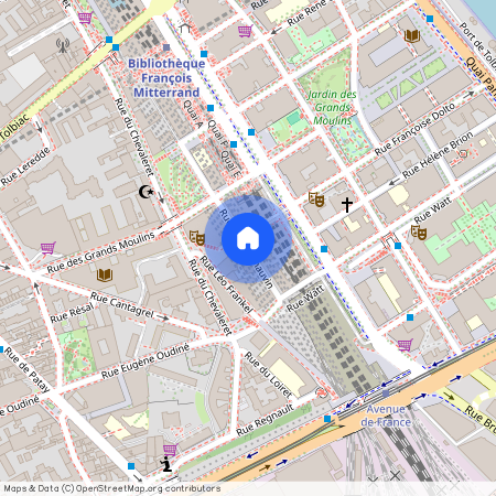 Rue Jeanne Chauvin, Francja, Paris