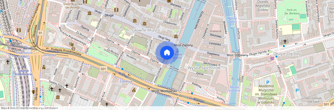 ul. Powroźnicza, Śródmieście, Gdańsk, pomorskie