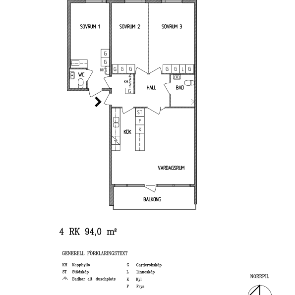 Tordönsgatan 8 B, våning 3 - Foto 2