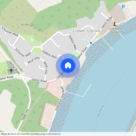 Upnor Road, Upnor, Rochester, Kent, ME2