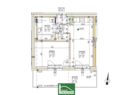 BRAUQUARTIER PUNTIGAM – ZENTRALE LAGE – JETZT PROVISIONSFREI MIETEN - Foto 3