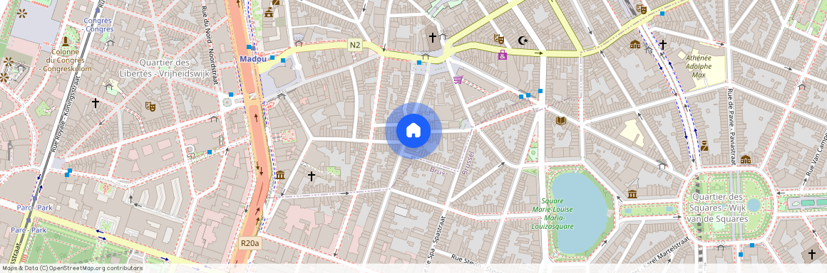 Rue Des Deux Églises - Tweekerkenstraat, 85, 1210, Saint-Josse-Ten-Noode