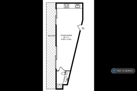 Studio to rent - Photo 4