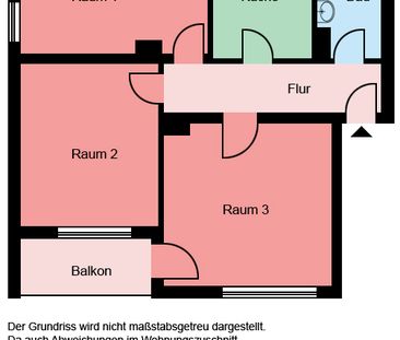 Frei ab 16.März -! 3-Zimmer-Wohnung in Castrop-Rauxel - Photo 2