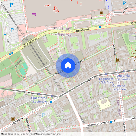 ul. Romualda Mielczarskiego, Stare Polesie, Polesie, Łódź, łódzkie