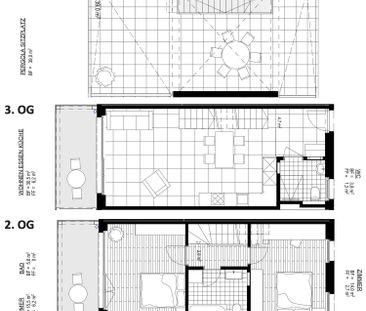 3.5 Zimmer, 80 m², 3. Stock - Foto 3