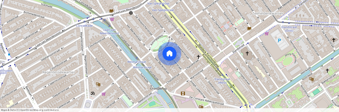 Koningsplein en omgeving, 2518 SP, De Perponcherstraat, Den Haag