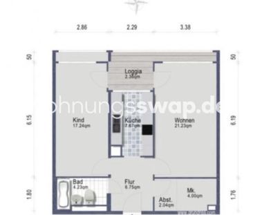 Wohnungsswap - 2 Zimmer, 62 m² - Pallasstraße, Schöneberg, Berlin - Foto 1