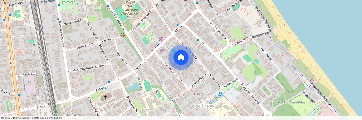 ul. 3 Maja, Karlikowo, Sopot, pomorskie