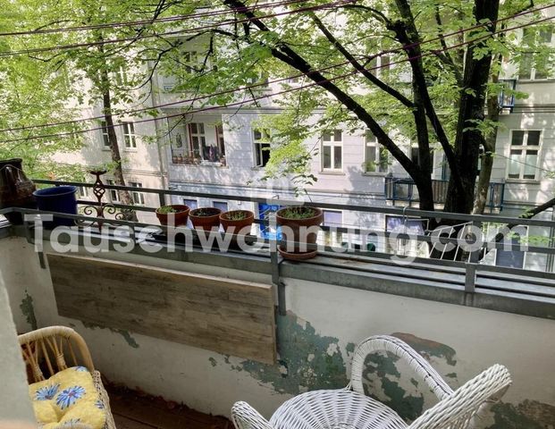 TAUSCHWOHNUNG Großzügige Altbauwohnung 2 Zi (WBM) in F-hain gegen 3 Zimmer - Photo 1