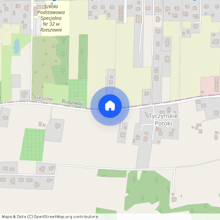 ul. Potoki, Budziwój, Rzeszów, podkarpackie, Tyczyn