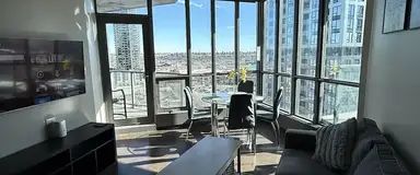 2 Bed 2B fully furnished, ALL utilities + parking included Downtown Condo | 1406 - 220 12th Ave SE, Calgary - Photo 1