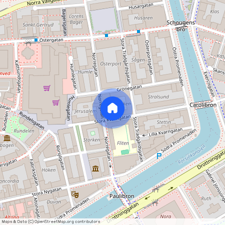 Norregatan 18B, Gamla Staden