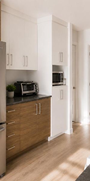 🏡 Grand 4½ lumineux avec plancher chauffant et climatiseur - Photo 1