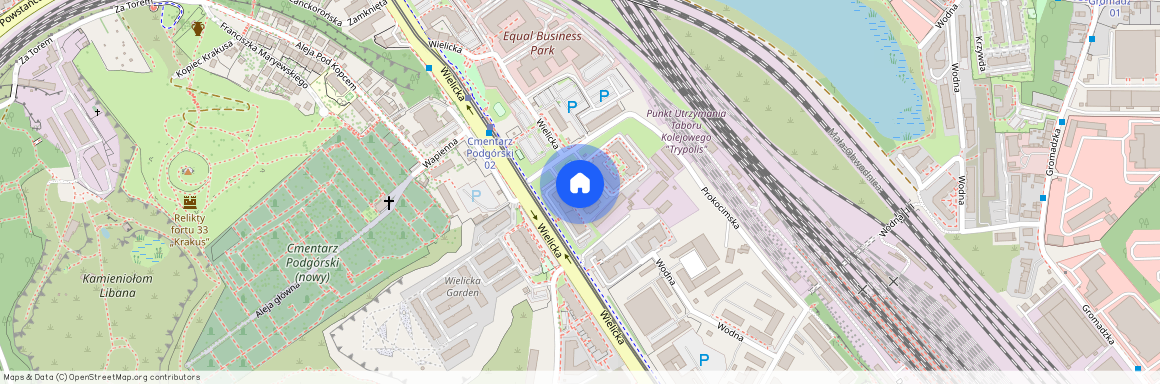 ul. Wielicka 42c, Kabel, Podgórze, Kraków, małopolskie