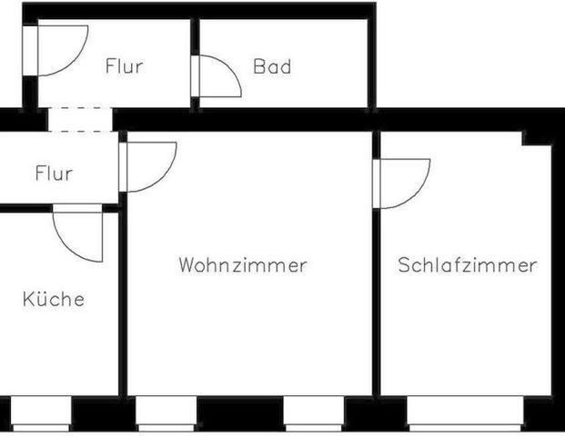 Schöne 2-Raum Altbauwohnung - Photo 1