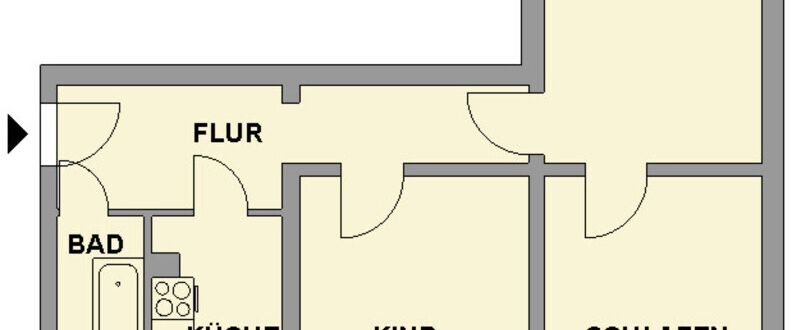 3-Raum-Wohnung - Photo 1