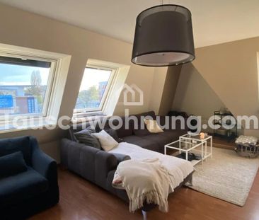 TAUSCHWOHNUNG helle Dachgeschoss Wohnung, 3. OG mit großem WZ & Run... - Foto 1