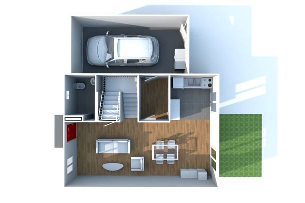 Pavillon T5 à louer à Duclair avec garage - Photo 1