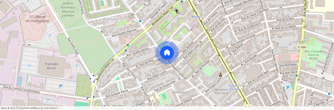 204 RUE PAUL VAILLANT COUTURIER, 51100, Reims