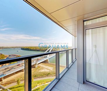 Moderné bývanie v Eurovea Tower, so zariadením, terasou, garážovým ... – Fotografia 4