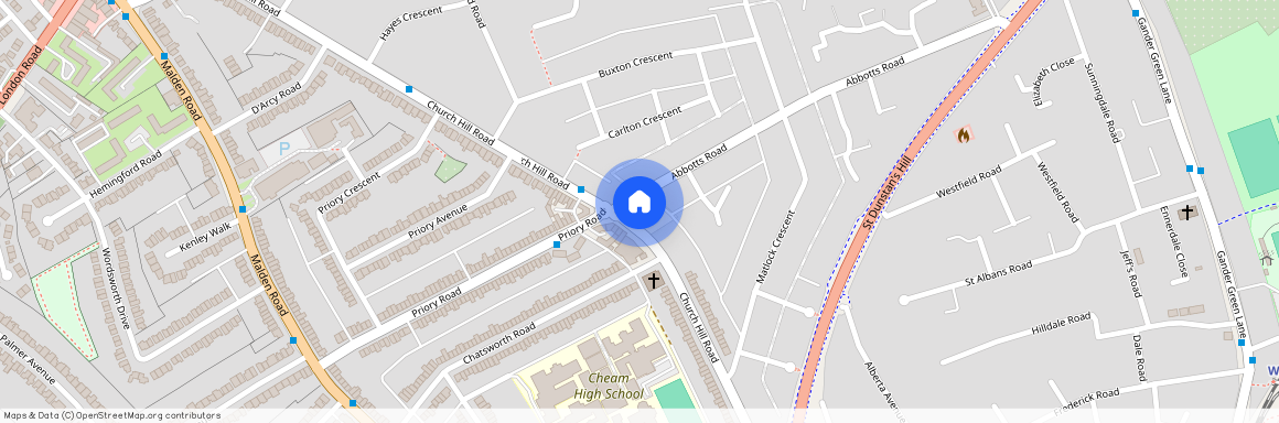 98a Church Hill Road, Cheam, Sutton, Surrey. SM3