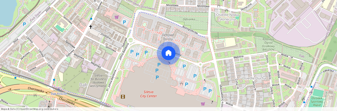 ul. Johna Baildona, Dąb, Katowice, śląskie