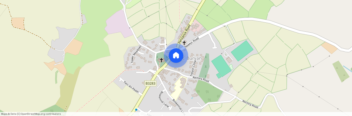 St. Buryan, Penzance, Cornwall