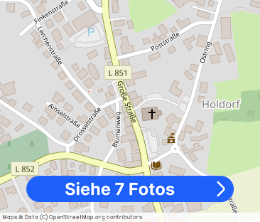 2-Zimmer Erdgeschosswohnung mit Einbauküche in Holdorf - Foto 1