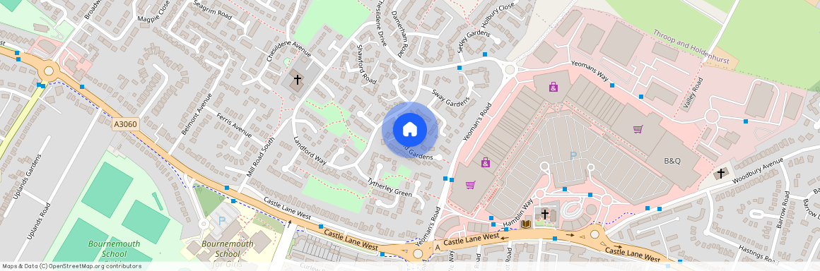 Braishfield Gardens, Bournemouth, Dorset, BH8