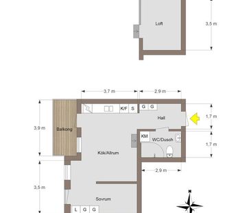 Hugo Theorells gata, Linköping - Photo 3