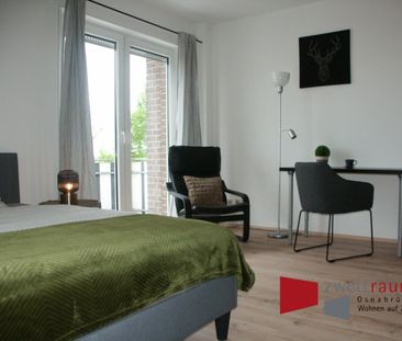 Gartlage, möbliertes Apartment mit Balkon und PKW-Stellplatz. - Photo 5