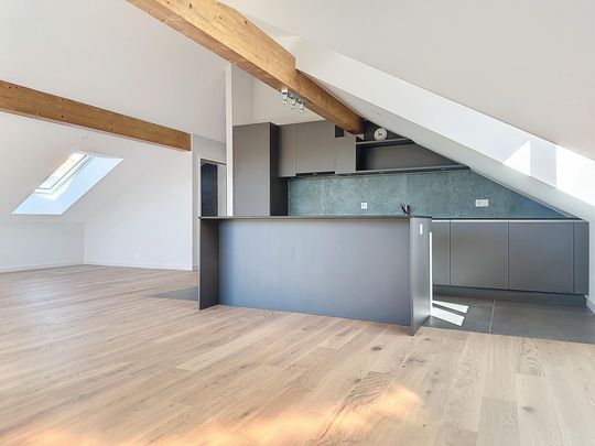 Spacious 3-room attic apartment with attic and lake view - Photo 1