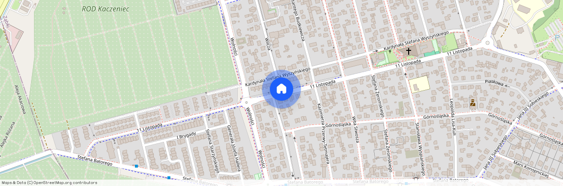 Wołomiński, Ząbki, 11, Listopada